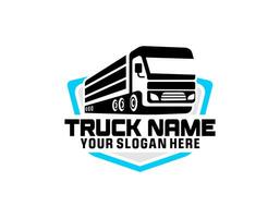 camionnage entreprise logo. parfait logo pour camionnage industrie. vecteur illustration. transport camionnage logo vecteur. un camion logo conception.