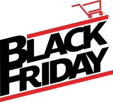 conception d'étiquettes de promotion de magasin de vente blackfriday pour le marketing vecteur