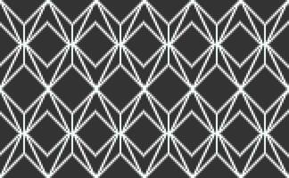 noir et blanc modèle Contexte modèle dans pixel art style vecteur