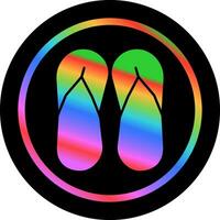 icône de vecteur de sandales