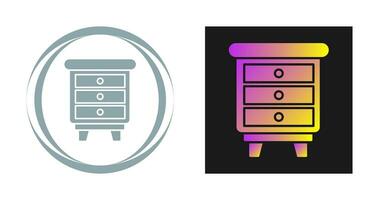 icône de vecteur de commode