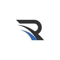 lettre r logo conception élément vecteur avec moderne concept