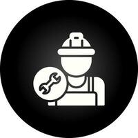 icône de vecteur de plombier