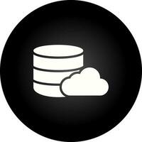 icône de vecteur de base de données cloud