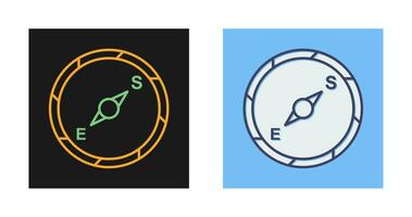 icône de vecteur de boussole