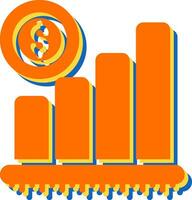 icône de vecteur de croissance