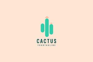 cactus logo vecteur icône illustration