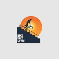 vecteur de logo de vélo de montagne