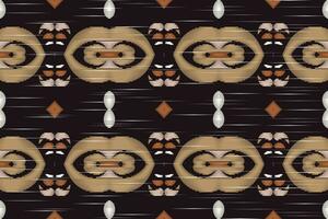 motif ikat paisley broderie Contexte. ikat Contexte géométrique ethnique Oriental modèle traditionnel. ikat aztèque style abstrait conception pour impression texture, tissu, sari, sari, tapis. vecteur