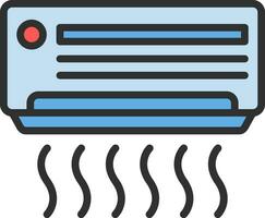 conception d'icône de vecteur de climatiseur