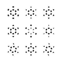 conception d'ornement circulaire vecteur