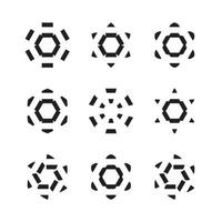 conception d'ornement circulaire vecteur