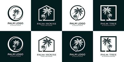 paume logo conception collection avec Créatif unique concept prime vecteur