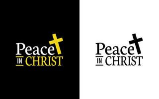 mon paix je donner toi. paix dans Christ. Bible écriture typographie conception carte de gospel de John. vecteur