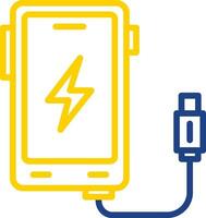 conception d'icône de vecteur de chargeur sans fil