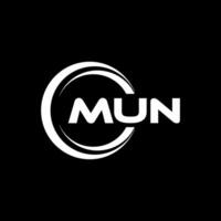 mun logo conception, inspiration pour une unique identité. moderne élégance et Créatif conception. filigrane votre Succès avec le frappant cette logo. vecteur