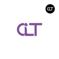 lettre clt monogramme logo conception vecteur