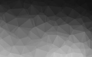 argent clair, couverture low poly vectorielle grise. vecteur