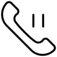 icône de ligne d'appel vecteur