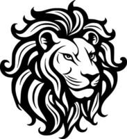 Lion - minimaliste et plat logo - vecteur illustration