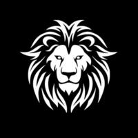 lion, noir et blanc vecteur illustration