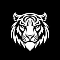 tigre, noir et blanc vecteur illustration