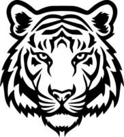 tigre, minimaliste et Facile silhouette - vecteur illustration