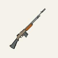 m1918 brunir automatique fusil illustration vecteur