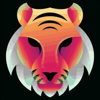 tigre pente logo vecteur illustration ouvrages d'art
