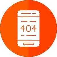 404 Erreur vecteur icône conception