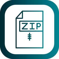 Zip *: français vecteur icône conception