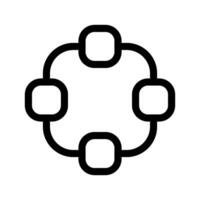 ancre point icône vecteur symbole conception illustration