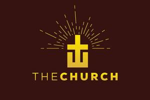 branché et professionnel lettre w église signe Christian et paisible vecteur logo conception