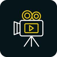 vidéo film vecteur icône conception