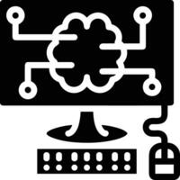 cerveau idée symbole icône vecteur image. illustration de le Créatif intelligence pense conception image. eps dix