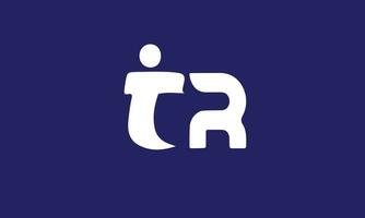 tr ou rt logo et icône dessins vecteur