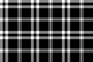 vérifier noir blanc plaid diagonale texture sans couture modèle vecteur