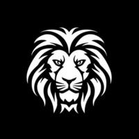 Lion - minimaliste et plat logo - vecteur illustration