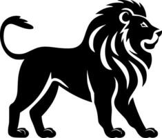 Lion - minimaliste et plat logo - vecteur illustration