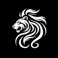 Lion - minimaliste et plat logo - vecteur illustration