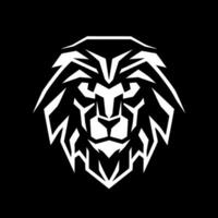 lion, noir et blanc vecteur illustration