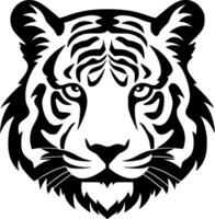 tigre - minimaliste et plat logo - vecteur illustration