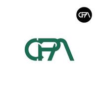 lettre CPA monogramme logo conception vecteur