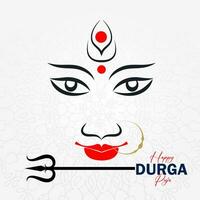 content durga puja Contexte conception vecteur