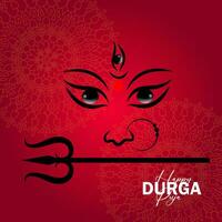 content durga puja Contexte conception vecteur