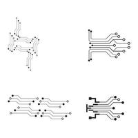 définir le vecteur de modèle de logo de circuit