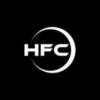 hfc logo conception, inspiration pour une unique identité. moderne élégance et Créatif conception. filigrane votre Succès avec le frappant cette logo. vecteur