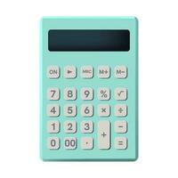 électronique calculatrice. numérique clavier math isolé dispositif vecteur illustration eps dix.