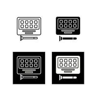 icône de vecteur de fard à paupières