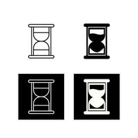 icône de vecteur de montre de sable